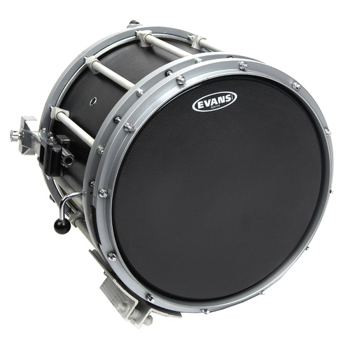 EVANS HYBRID 13 INCH MARCHING SNARE DRUM HEAD BATTER BLACK Evans