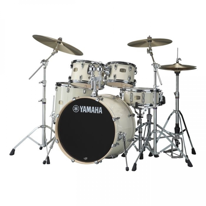 Yamaha Stage Custom Birch Kit – EURO Classic White w/Hardware