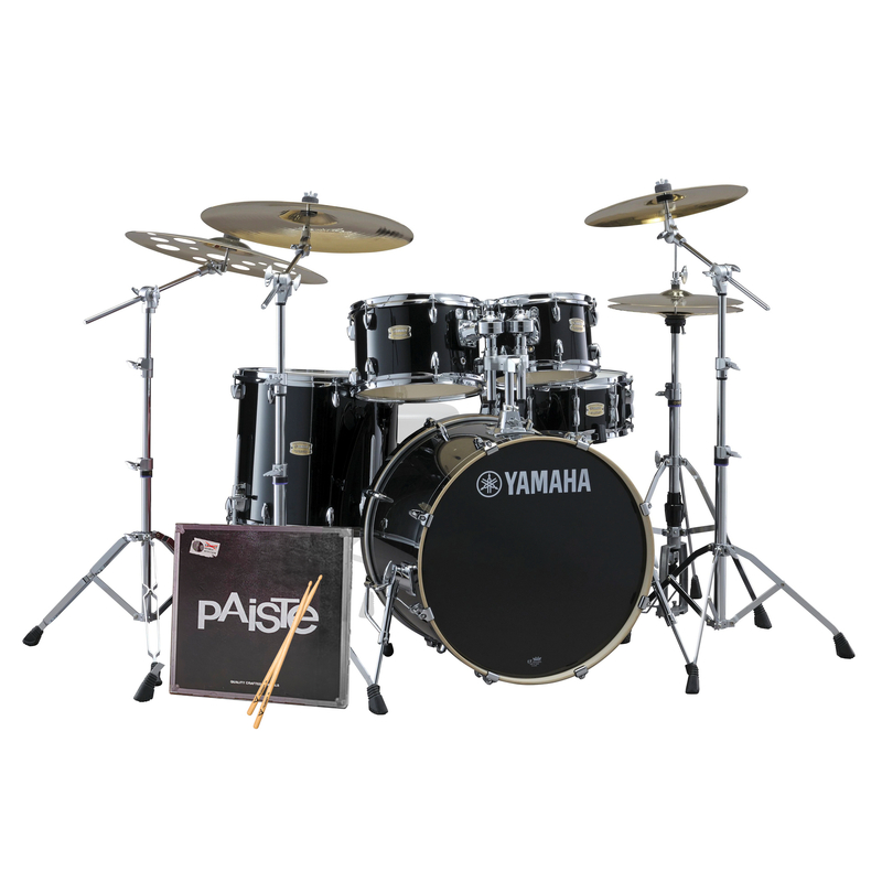 Yamaha Stage Custom 20" Fusion Drum Kit Raven Black