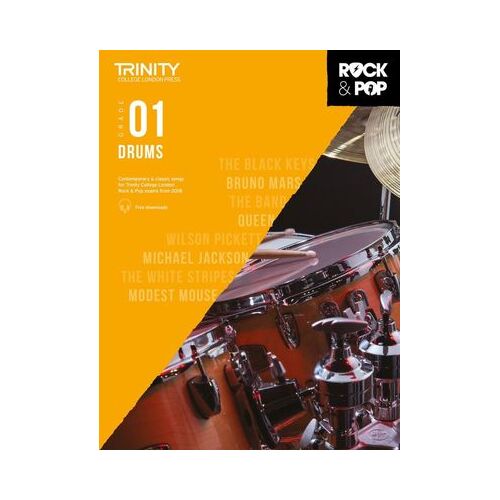 Trinity Rock & Pop Drums Grade 1 2018 Book