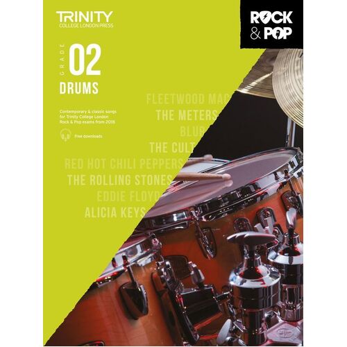 TRINITY ROCK & POP DRUMS GR 2 2018