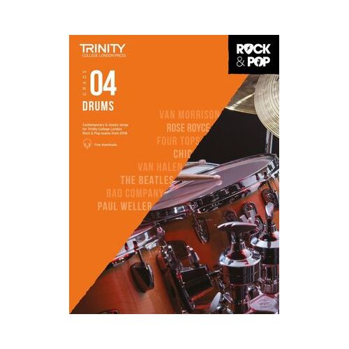 Trinity Gr 4 Rock & Pop Drums  2018