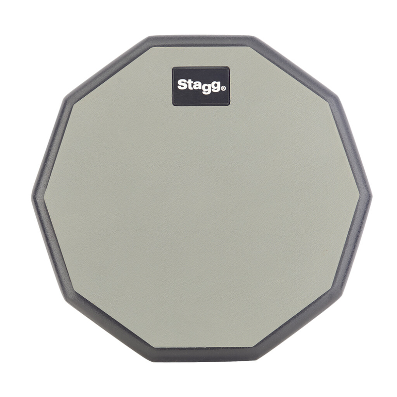 Stagg 8" Desktop Practice Pad - Ten-Sided Shape