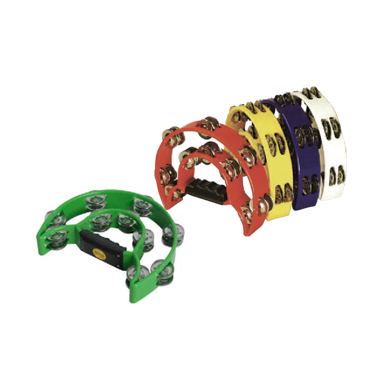 Mano Percussion Half Moon Tambourine (Yellow)