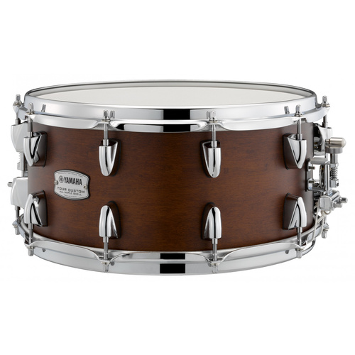 YAMAHA TOUR CUSTOM 14" X 6.5" MAPLE SNARE - CHOCOLATE SATIN