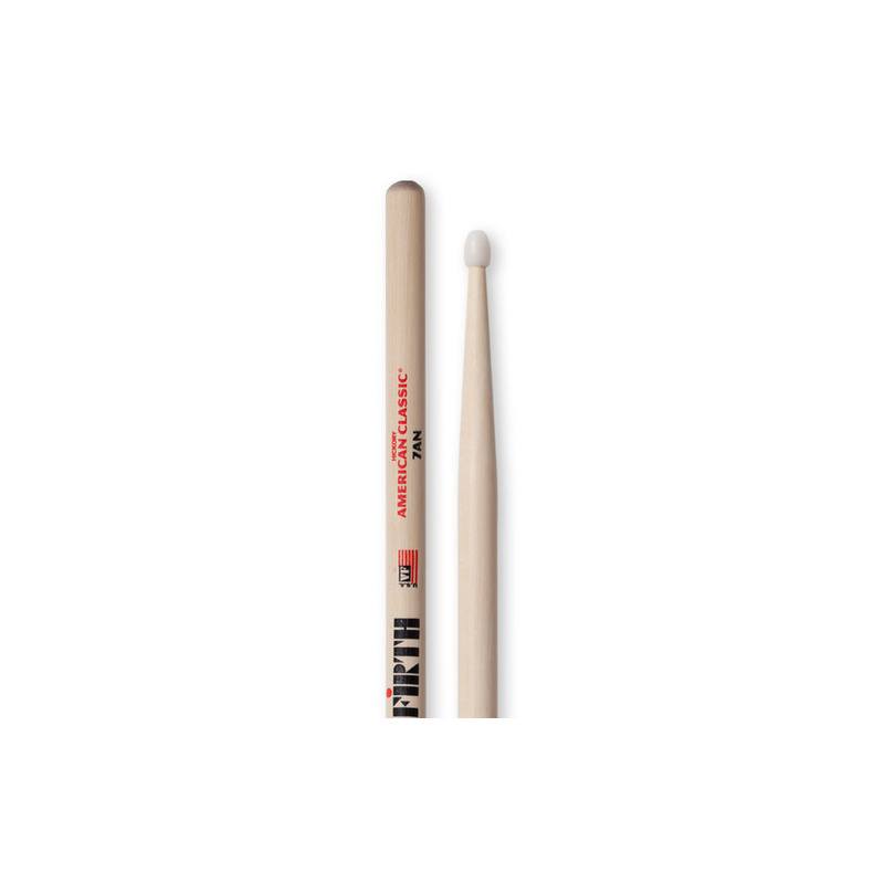 VIC FIRTH 7A NYLON TIP DRUM STICKS BRICK OF 6