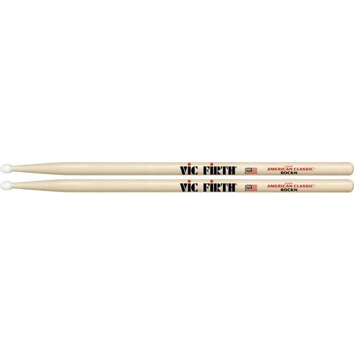 Vic Firth VFROCKN American Classic Rock Nylon Tip Hickory Drumsticks
