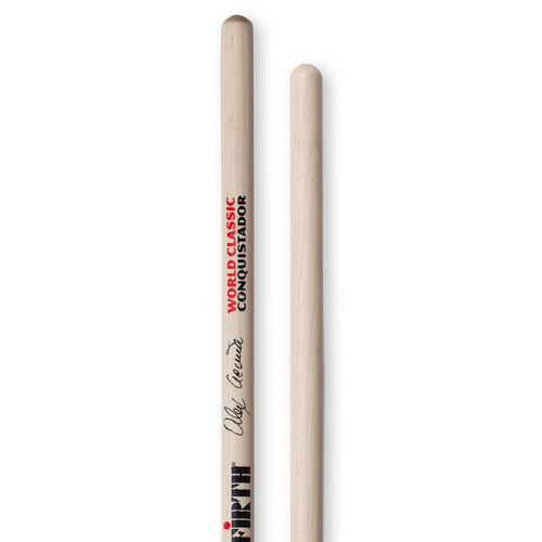 Vic Firth Alex Acuña Conquistador clear timbale hickory