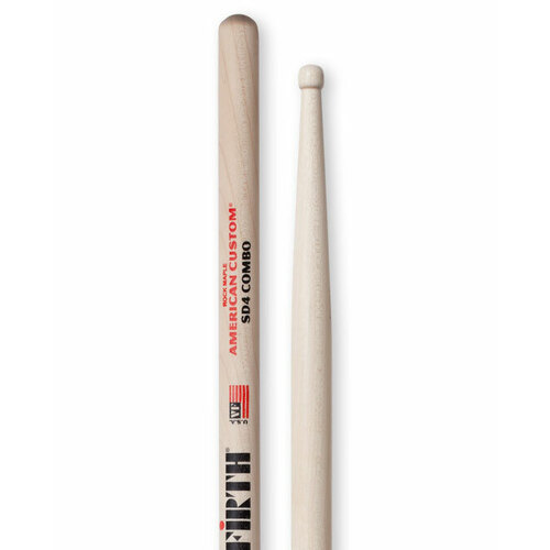 Vic Firth VFSD4 American Custom SD4 Combo Maple Wood Tip Drumsticks