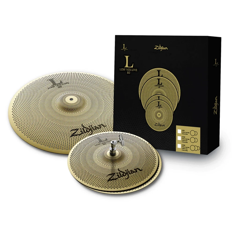 Zildjian ZLV38 Low Volume L80 13/18" Cymbal Set