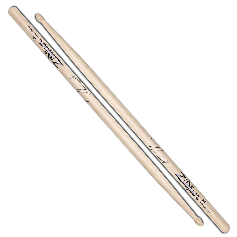 Zildjian 5A Wood Tip Hickory Drumsticks